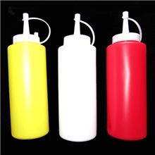 大塑料挤酱瓶沙拉瓶挤瓶挤浆瓶酱汁瓶调料瓶颜色随机发