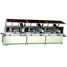 联昌牌全自动4色容器丝印机LCB-120UV-4厂家直销丝印机