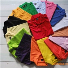 现货翻领短袖广告衫男式T恤POLO衫男女T恤文化衫批发代客印花印字