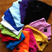 厂家供应印花广告衫。空白文化衫。空白珠涤翻领T恤