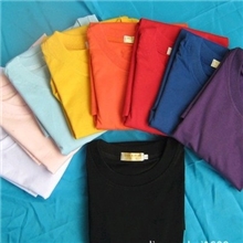 厂家批发空白T恤200克纯棉文化衫短袖T恤