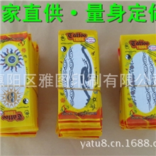 厂家直供防水时尚水贴花纹身贴纸儿童夜光文身贴定做