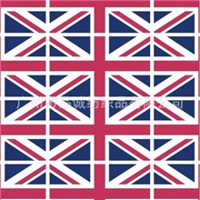 印花厂供应米字国旗印花布