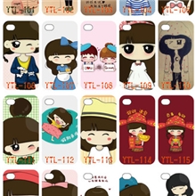 全新卡通iphone5彩绘贴皮手机套多图批发｜小米手机彩绘壳