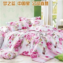 布料批发全棉印花布料订做床单四件套荣源印染欢迎订购