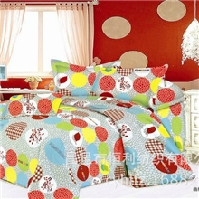 【蓝星荣源】新款40宽幅全棉斜纹印花布料床品面料订做四件套