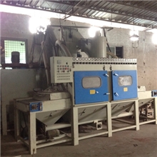 二手自动输送式喷砂机自动喷砂机喷砂机