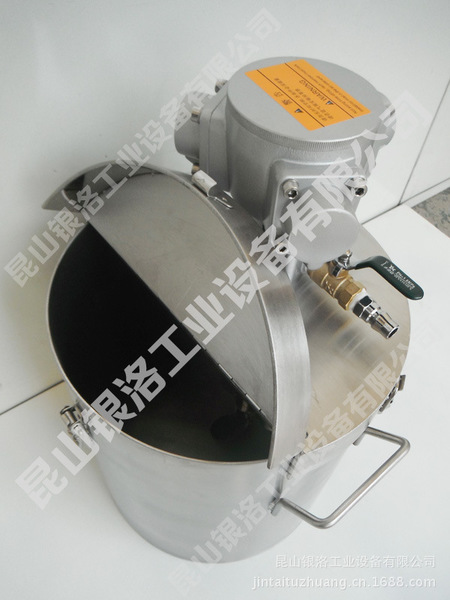304不锈钢10L防爆型气动搅拌桶厂家直销