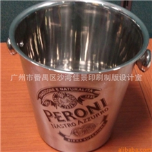 专业印刷厂家滚印不锈钢冰桶多种产品印刷滚印移印