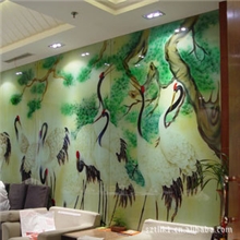 河北艺术玻璃移门彩绘机，艺术屏风彩绘机，UV彩绘机厂家