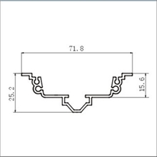 10085固定高隔断铝材建筑模版铝型材工业铝型材设备铝型材