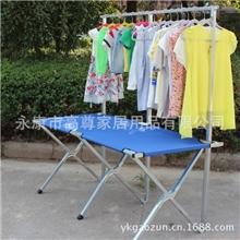 新款晾衣架+货架组合2米地摊货架/摆地摊折叠组合架摆摊货架