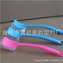 厂家直销多彩五排洁厕刷马桶刷塑料超市热销清洁刷