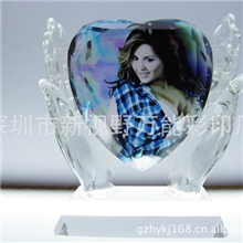 深圳水晶饰品彩印加工高清彩印水晶相册印水晶相册