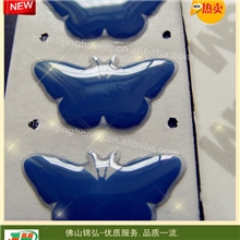 佛山生产水晶滴胶标牌球面滴胶商标环保塑胶标牌无流痕无尘点