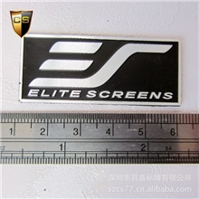 方形铝材批花【铭牌】LOGO凸字铝材喷漆高光标牌油压铭牌