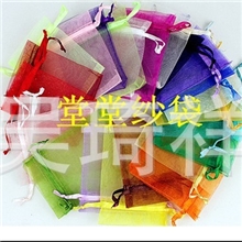 纱袋,礼品包装袋,首饰品袋,化妆品小样,现货颜色多,工厂直销7X9CM