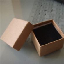 饰品包装纸盒首饰盒批发纸盒定做礼品盒美国进口牛皮纸戒指盒