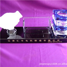 【水晶厂家批发】多款水晶办公礼品三件套摆件办公摆件定做批发