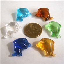 2013新款水晶玛瑙刻字DIY水晶饰品吊坠水晶海豚颜色齐全