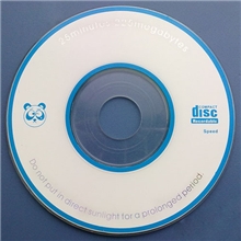 专业厂家提供A级原料3寸小碟CD-R空白光盘小熊猫刻录光盘