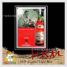 供应家居商业广告通用超薄水晶灯箱