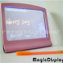 高质量亚克力多色LED留言板荧光写字板迷你桌面写字板