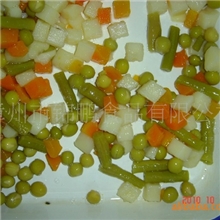 混合蔬菜罐头（青豆萝卜马铃薯青刀豆段）罐头食品供应