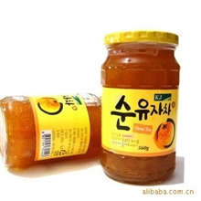 0601韩国休闲食品批发韩国KJ国际蜂蜜柚子茶560g带独立泡沫包装