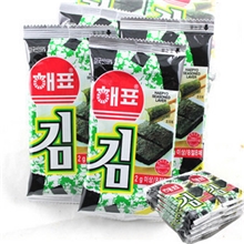 8301韩国休闲食品批发即食海苔海飘海苔40包/箱