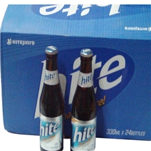韩国进口啤酒批发海特啤酒330毫升*24