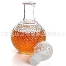直销钻石玻璃红酒瓶白酒瓶玻璃酒具泡酒瓶酒壶醒酒器