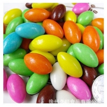 新货上市！台湾散装美味彩色巧克力豆多彩巧克力5斤一袋