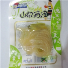 招商代理28g山椒猪皮泡椒猪皮小食品批发食品特产食品代