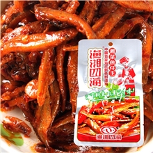 休闲食品湖南特产渔湘四海香酥辣味鱼仔小吃水产品零食31g