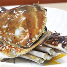 超低特优惠价批发天然野生海产品冰冻梭子蟹公螃蟹