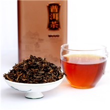 宫廷特级金芽普洱茶熟茶茶叶特价包邮100克罐装养胃安神送礼佳品