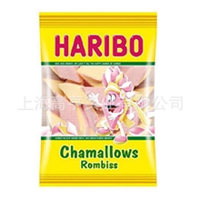 比利时原装进口Haribo哈瑞宝Rombiss棉花糖175g老少皆宜