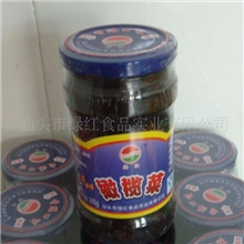 酱菜厂家批发供应315g绿红牌橄榄菜口感润滑气味芳香酱菜系列