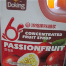 供应盾皇6倍浓缩果汁百香果味的超值的