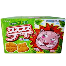 韩国进口食品批发可拉奥小动物饼干60g