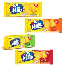 卡夫系列90g闲趣韧性饼干休闲零食食品【40包/箱】4种味特价