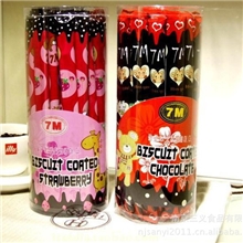 进口食品台湾7M巧克力棒酥脆可口桶装30支330g*20桶/箱