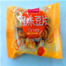 厂家供应批发休闲零食南京三义园休闲食品怪味豆片一箱10斤
