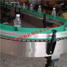 塑钢链板输送线转弯l链输送机自动化流水线曲线输送线