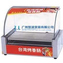 七管香肠机热狗机7棍台式钢代玻璃电热烤火腿肠机器