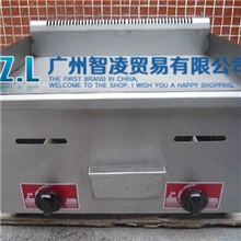 718燃气平扒炉单/双头手抓饼机煎鱿鱼机铜锣烧铁板烧铁板烧设备