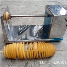 批发/手动旋转黄金薯塔机器/土豆切片机/全不锈钢