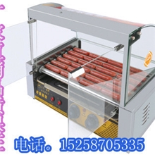 批发供应DY系列消闲小吃创业设备7管拉门烤香肠机烤热狗机