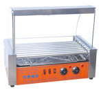 批发供应消闲食品小吃设备7管烤香肠机热狗机